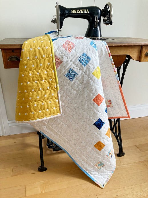 Prickly Pear Staccato Baby Quilt