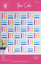 Load image into Gallery viewer, Bar Code Quilt Pattern - PRINTED PATTERN
