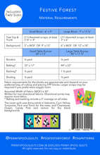 Load image into Gallery viewer, Festive Forest FPP Table Runner Pattern - PRINTED PATTERN