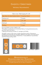 Load image into Gallery viewer, Ghostly Greetings Table Runner Pattern - PRINTED PATTERN