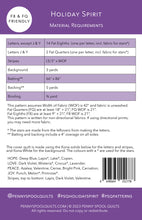 Load image into Gallery viewer, Holiday Spirit Quilt Pattern - PRINTED PATTERN