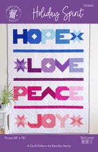Load image into Gallery viewer, Holiday Spirit Quilt Pattern - PRINTED PATTERN