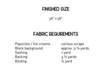 Load image into Gallery viewer, ICE CREAM BUNDLE - All Ice Cream Sunday Quilt Blocks and Bonus Quilt Pattern - PDF Instant Download