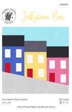 Load image into Gallery viewer, Jellybean Row FPP Quilt Block Pattern - PRINTED PATTERN