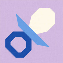 Load image into Gallery viewer, Soother FPP Quilt Block Pattern - PDF Instant Download