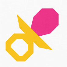 Load image into Gallery viewer, Soother FPP Quilt Block Pattern - PDF Instant Download