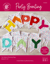 Load image into Gallery viewer, Party Bunting Pattern - Printed Pattern