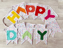 Load image into Gallery viewer, Party Bunting Pattern - Printed Pattern