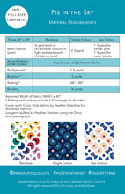 Load image into Gallery viewer, Pie in the Sky Quilt Pattern - PDF Instant Download