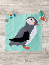 Load image into Gallery viewer, Puffin FPP Quilt Block Pattern - PRINTED PATTERN