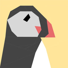 Load image into Gallery viewer, Puffin Head FPP Quilt Block Pattern - PRINTED PATTERN