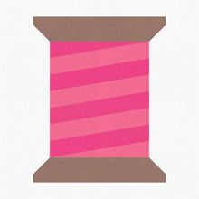 Load image into Gallery viewer, Spool FPP Quilt Block Pattern - PDF Instant Download