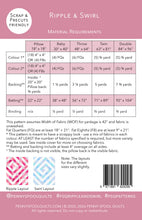 Load image into Gallery viewer, Ripple & Swirl Quilt Pattern - Printed Pattern