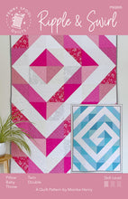 Load image into Gallery viewer, Ripple & Swirl Quilt Pattern - Printed Pattern