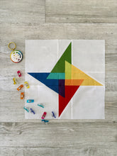 Load image into Gallery viewer, Shards FPP Quilt Block Pattern - PDF Instant Download