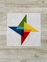 Load image into Gallery viewer, Shards FPP Quilt Block Pattern - PDF Instant Download