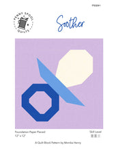 Load image into Gallery viewer, Soother FPP Quilt Block Pattern - PDF Instant Download