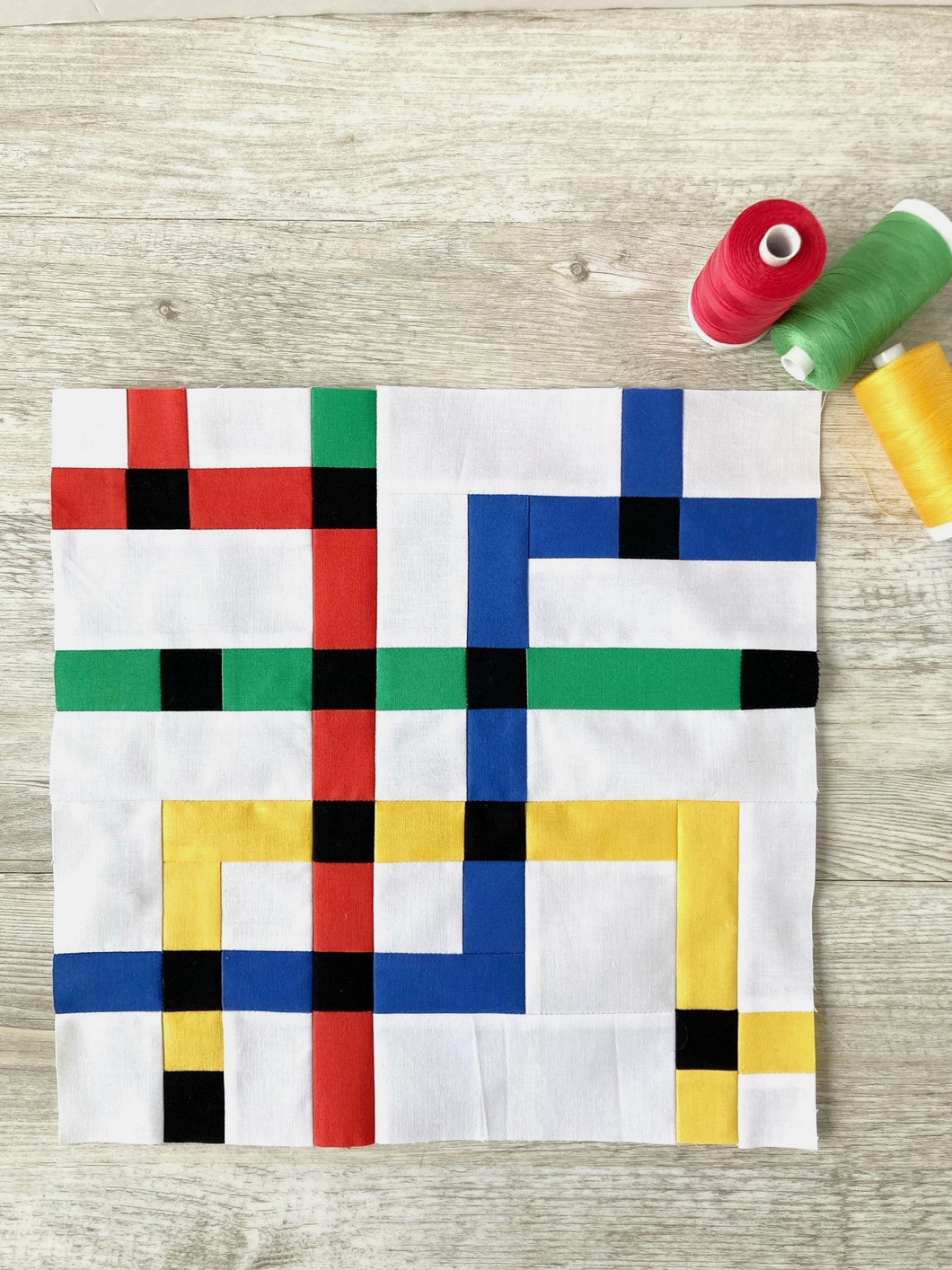 Connections FPP Quilt Block Pattern - PDF Instant Download
