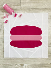 Load image into Gallery viewer, French Macaron FPP Quilt Block Pattern - PDF Instant Download