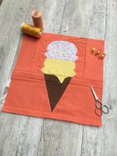 Load image into Gallery viewer, ICE CREAM BUNDLE - All Ice Cream Sunday Quilt Blocks and Bonus Quilt Pattern - PDF Instant Download