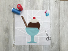 Load image into Gallery viewer, ICE CREAM BUNDLE - All Ice Cream Sunday Quilt Blocks and Bonus Quilt Pattern - PDF Instant Download
