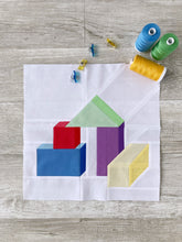 Load image into Gallery viewer, Wooden Toy Blocks FPP Quilt Block - PDF Instant Download
