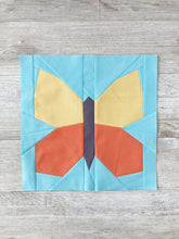 Load image into Gallery viewer, Butterfly FPP Quilt Block Pattern - PDF Instant Download