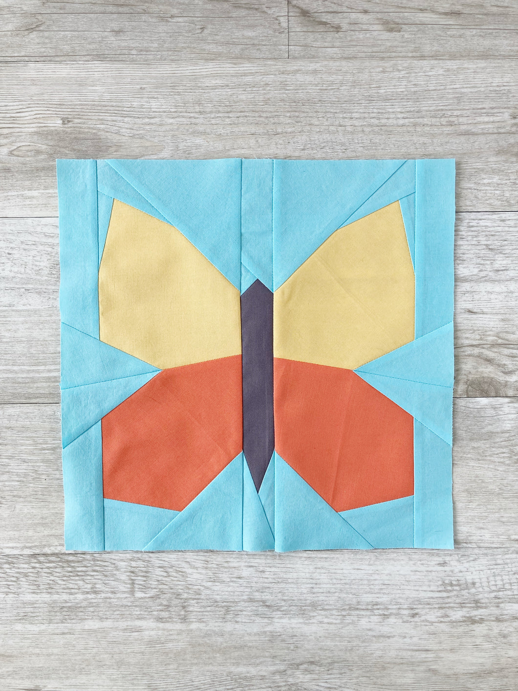 Butterfly FPP Quilt Block Pattern - PDF Instant Download