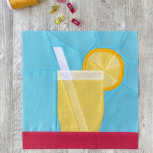 Load image into Gallery viewer, Lemonade FPP Quilt Block - PDF Instant Download