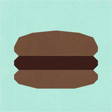 Load image into Gallery viewer, French Macaron FPP Quilt Block Pattern - PDF Instant Download