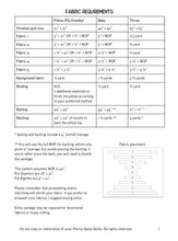 Load image into Gallery viewer, Raise the Bar quilt pattern by Penny Spool Quilts - Fabric requirements