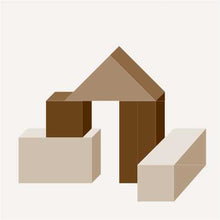 Load image into Gallery viewer, Wooden Toy Blocks FPP Quilt Block - PDF Instant Download