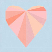 Load image into Gallery viewer, Rays of Love FPP Quilt Block Pattern - PDF Instant Download