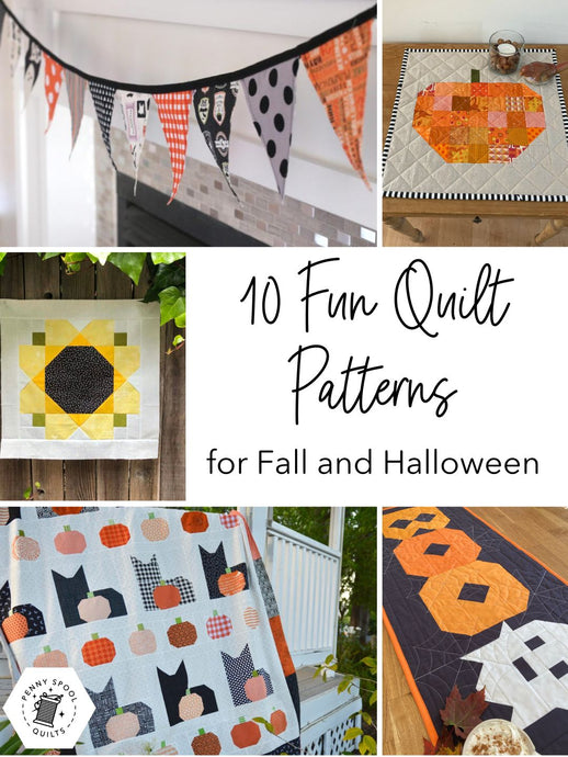 10 Fall and Halloween-Inspired Quilt Patterns