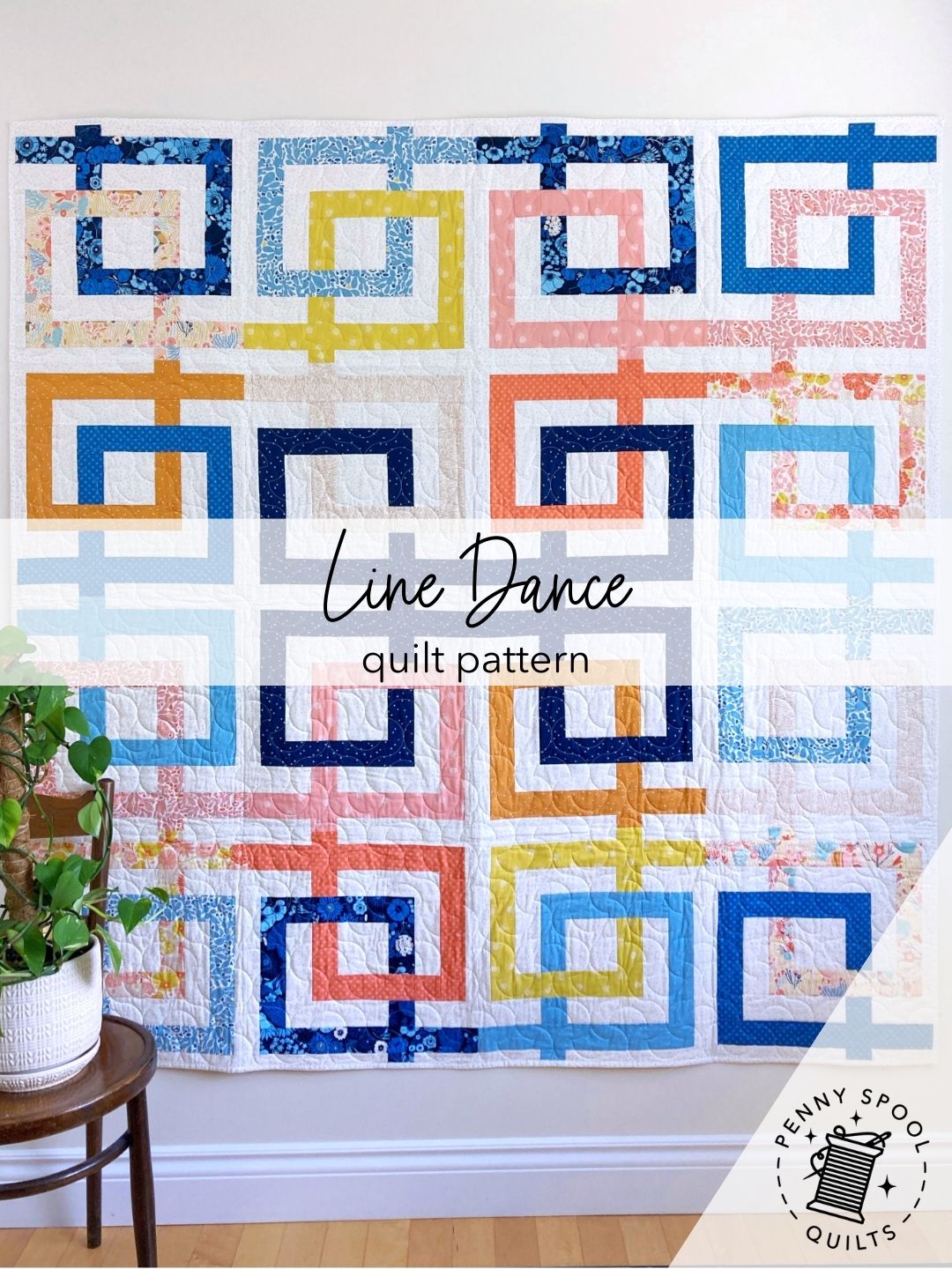 Line Dance Quilt Pattern Penny Spool Quilts