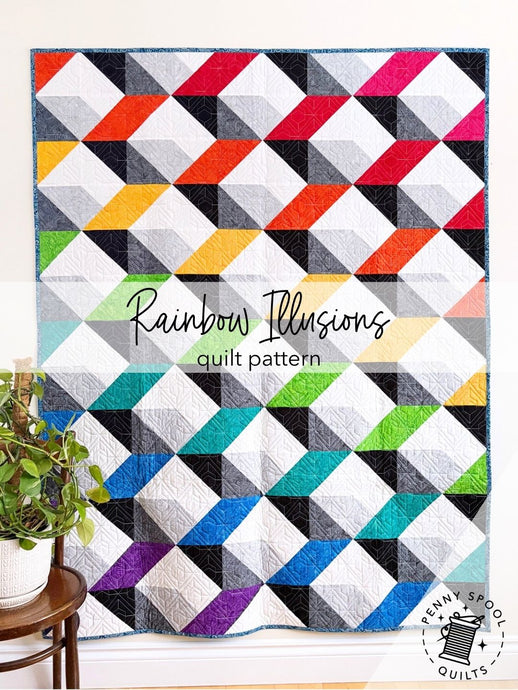 Rainbow Illusions Quilt