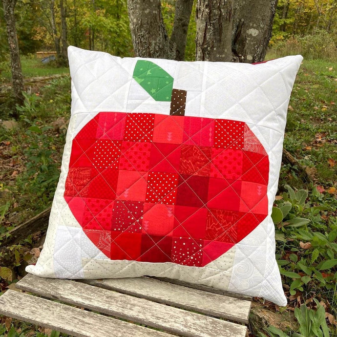 Scrappy Apple Quilt Block With Variations
