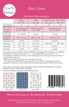 Load image into Gallery viewer, Bar Code Quilt Pattern - PDF Instant Download
