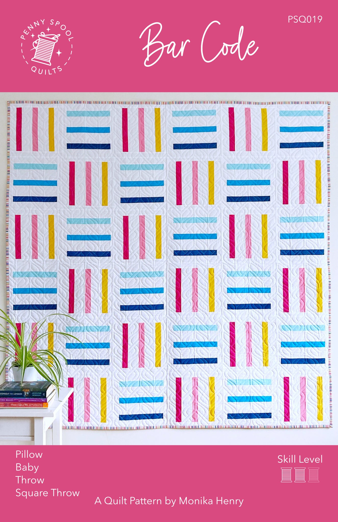 Quilt Code Patterns Bar Code Quilt Pattern - PDF Instant Download – Penny Spool Quilts