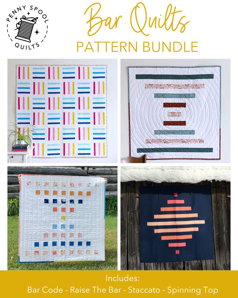 Bar Quilts Pattern BUNDLE - PDF Instant Download