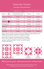 Load image into Gallery viewer, Dancing Hearts Quilt Pattern - PRINTED PATTERN
