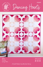Load image into Gallery viewer, Dancing Hearts Quilt Pattern - PRINTED PATTERN
