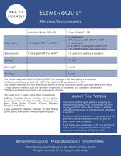 Load image into Gallery viewer, ElemenoQuilt Quilt Pattern - PDF Instant Download
