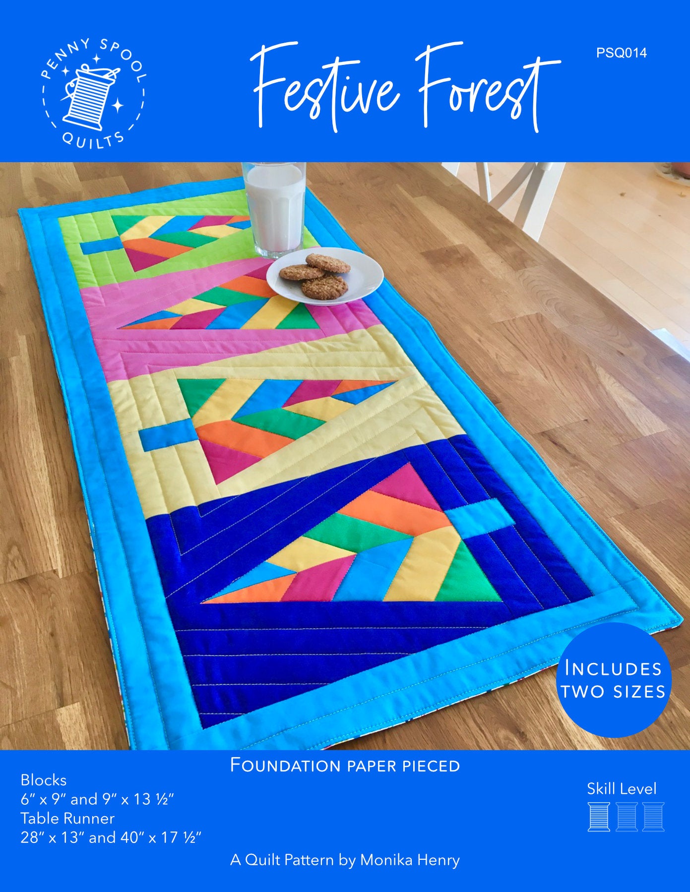 Festive Forest FPP Table Runner Pattern - PDF Instant Download – Penny ...