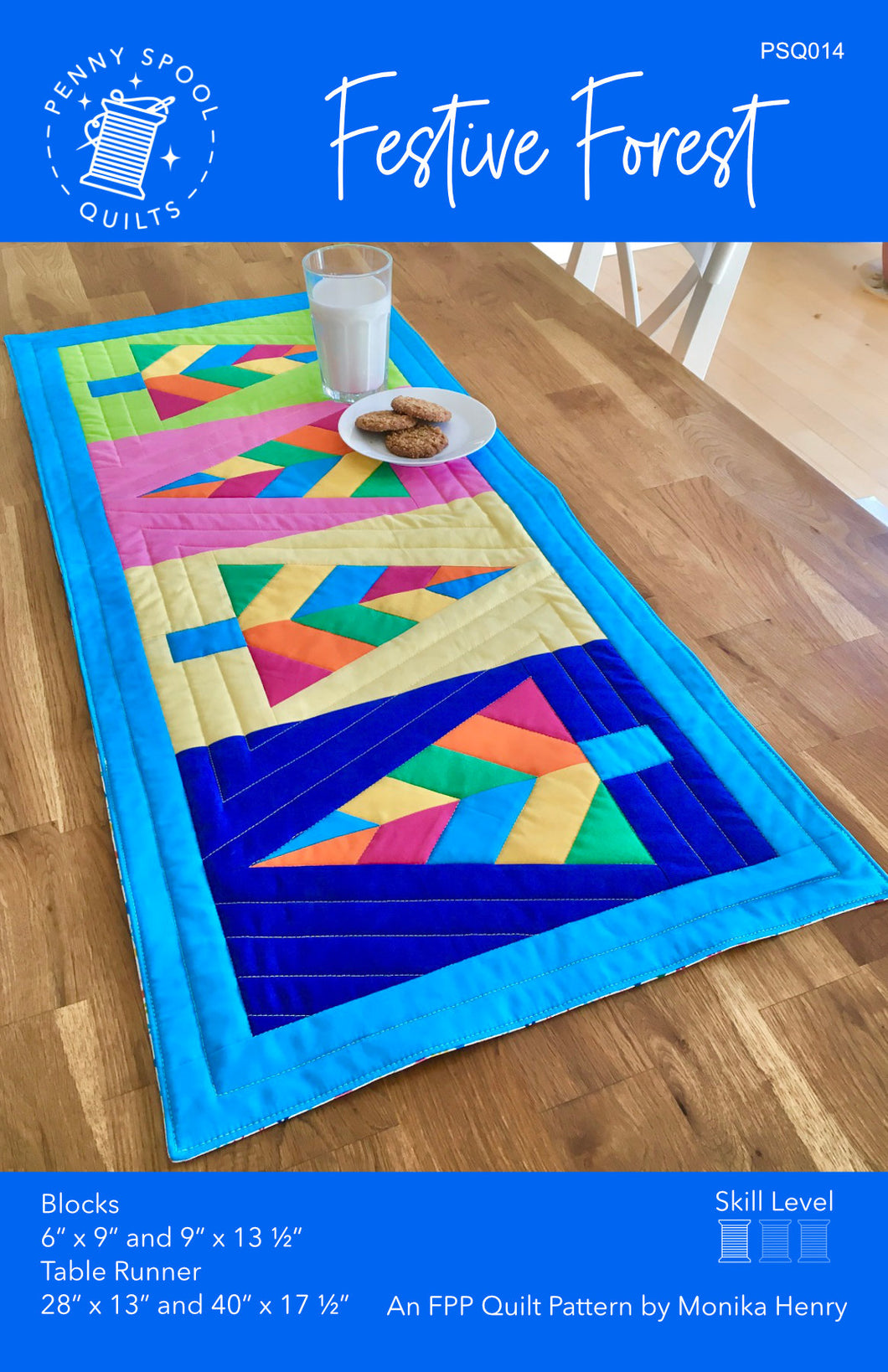 Festive Forest FPP Table Runner Pattern - PRINTED PATTERN