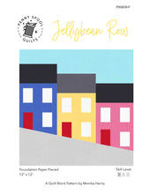 Load image into Gallery viewer, Jellybean Row FPP Quilt Block Pattern - PDF Instant Download
