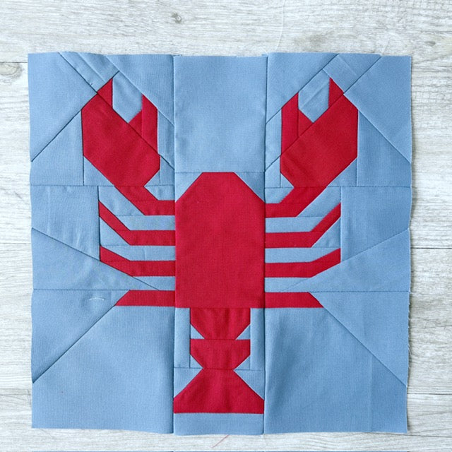 Lobster FPP Quilt Block Pattern - PDF Instant Download – Penny Spool Quilts