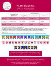 Load image into Gallery viewer, Party Bunting Pattern - PDF Instant Download
