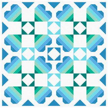 Load image into Gallery viewer, Dancing Hearts Quilt Pattern - PRINTED PATTERN
