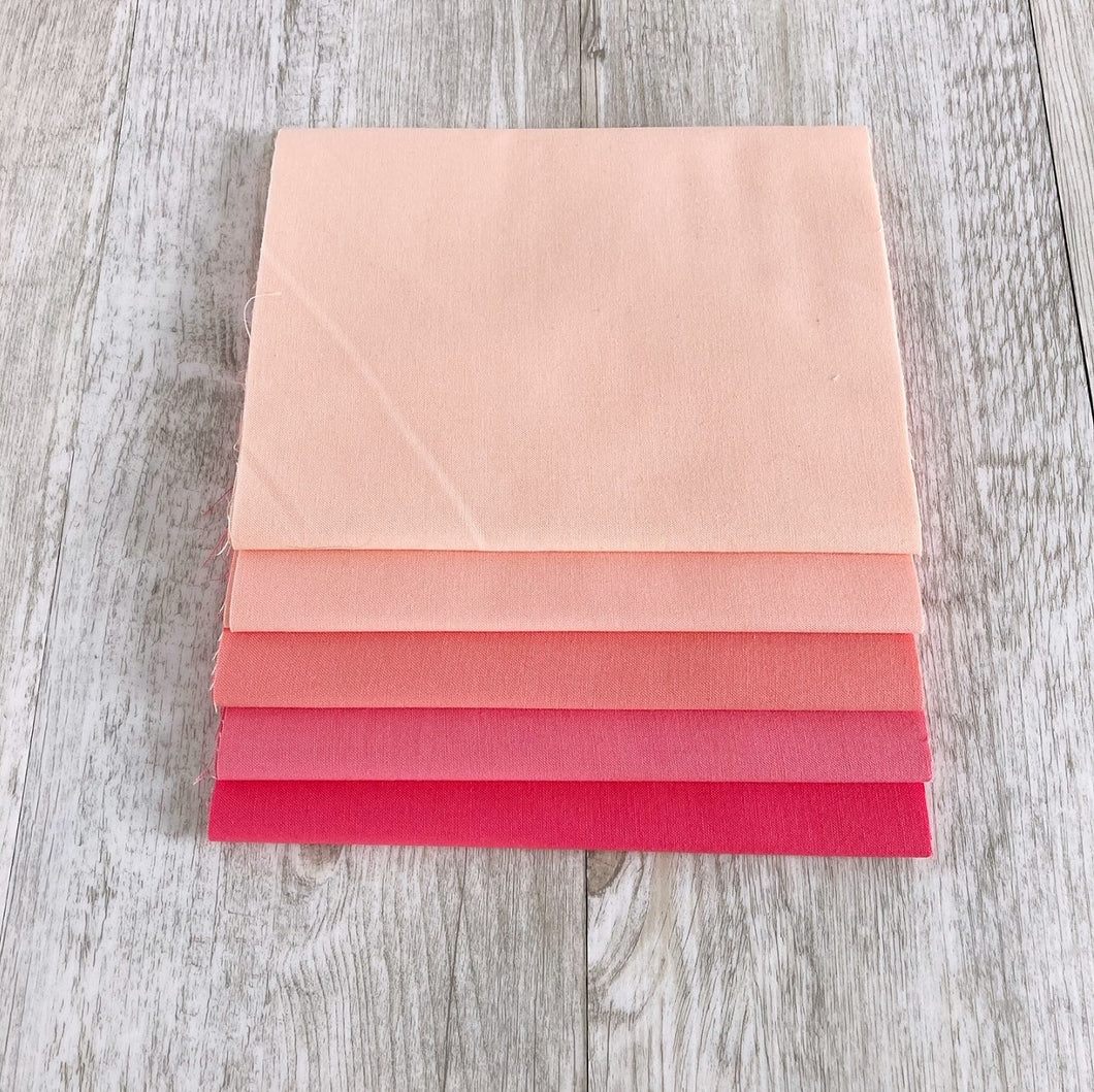 Spinning Top Pink Ombre Fabric Bundle
